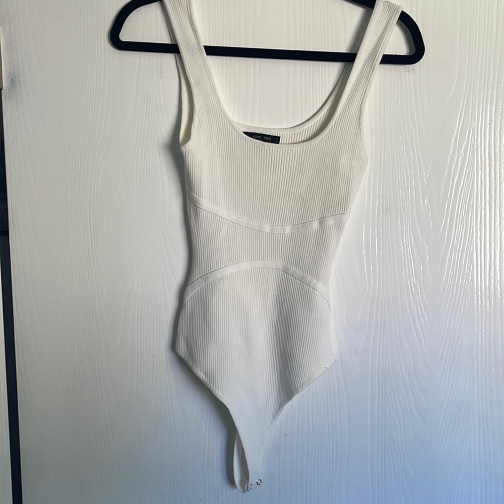 White Tank Top Body Suit